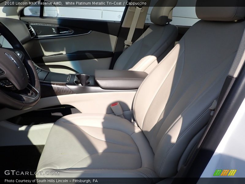 White Platinum Metallic Tri-Coat / Cappuccino 2018 Lincoln MKX Reserve AWD