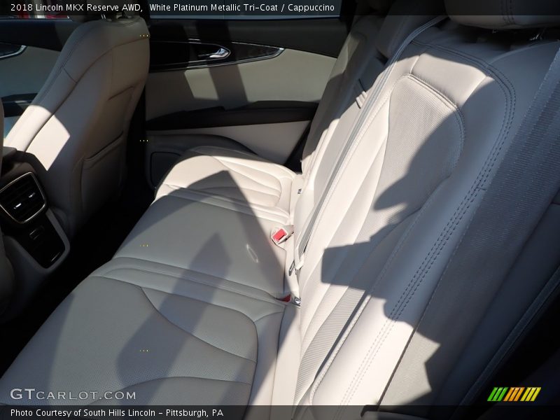 White Platinum Metallic Tri-Coat / Cappuccino 2018 Lincoln MKX Reserve AWD