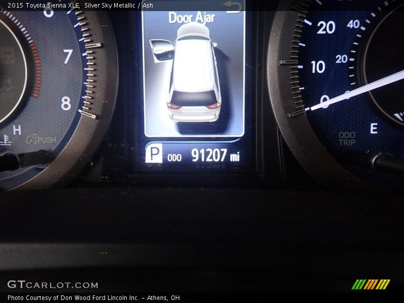 Silver Sky Metallic / Ash 2015 Toyota Sienna XLE