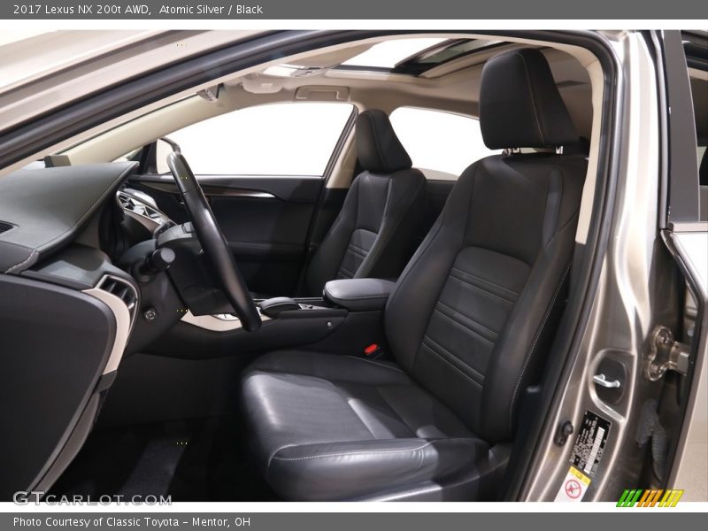 Atomic Silver / Black 2017 Lexus NX 200t AWD