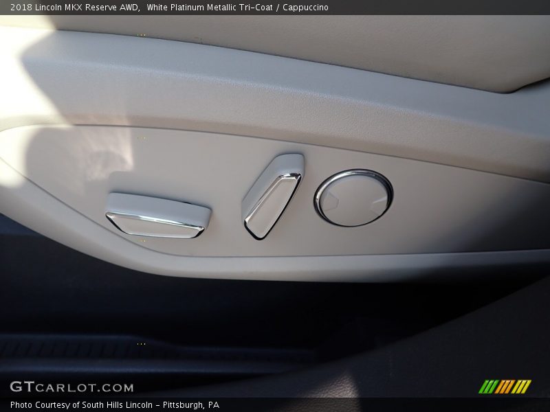 White Platinum Metallic Tri-Coat / Cappuccino 2018 Lincoln MKX Reserve AWD