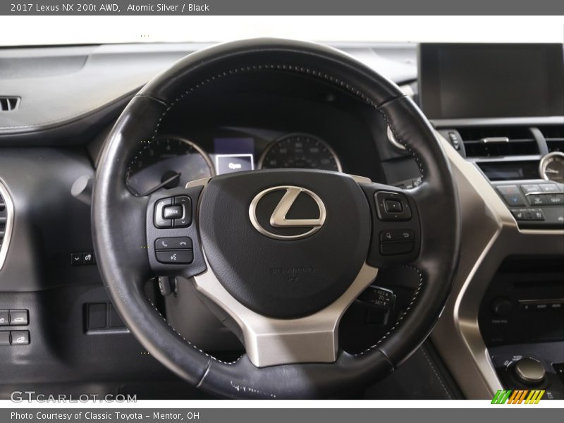 Atomic Silver / Black 2017 Lexus NX 200t AWD