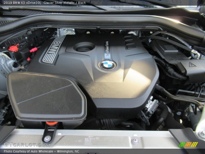 Glacier Silver Metallic / Black 2019 BMW X3 xDrive30i