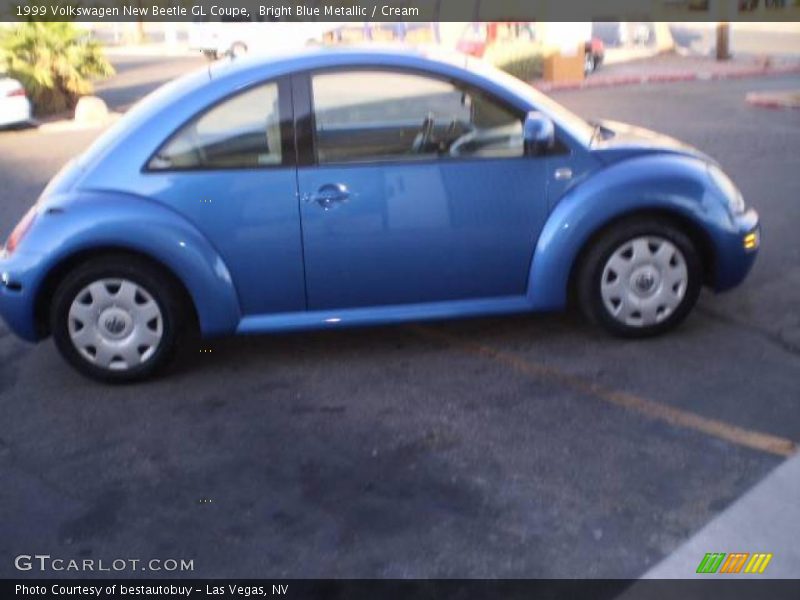 Bright Blue Metallic / Cream 1999 Volkswagen New Beetle GL Coupe