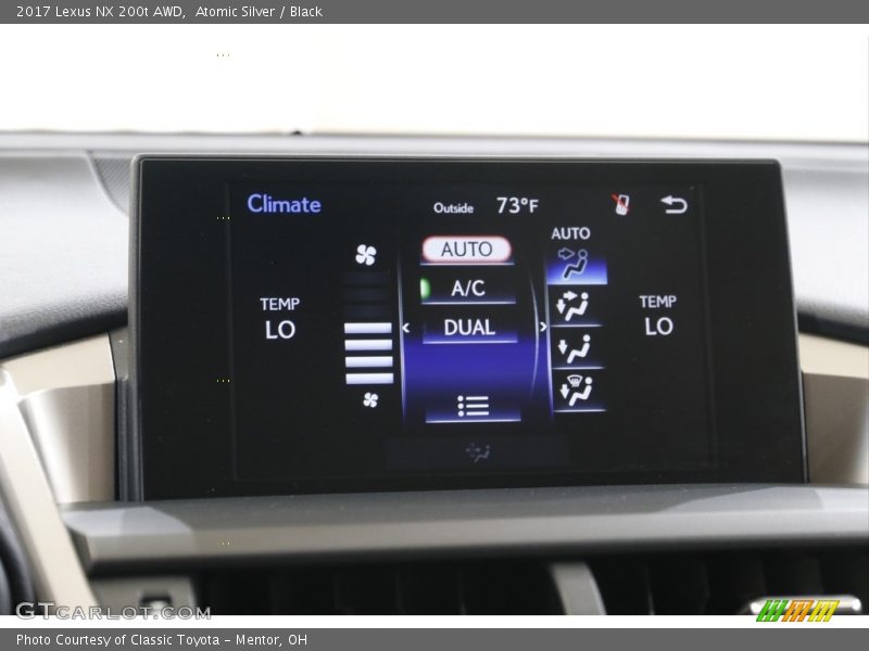 Atomic Silver / Black 2017 Lexus NX 200t AWD