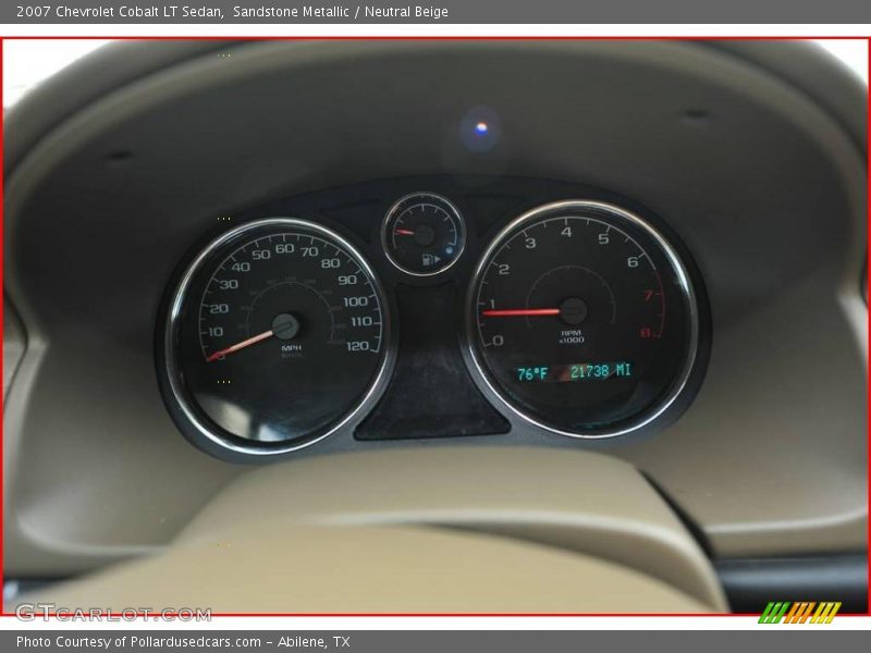 Sandstone Metallic / Neutral Beige 2007 Chevrolet Cobalt LT Sedan