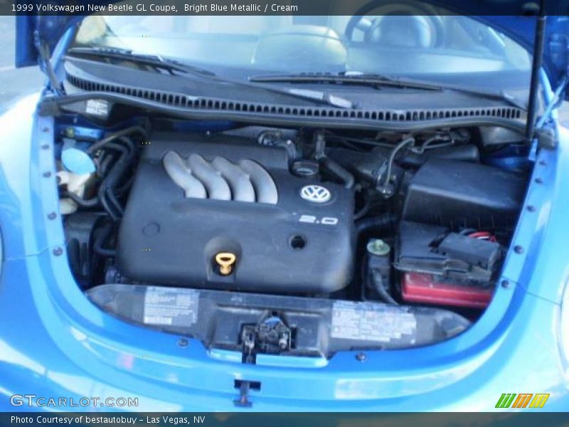 Bright Blue Metallic / Cream 1999 Volkswagen New Beetle GL Coupe