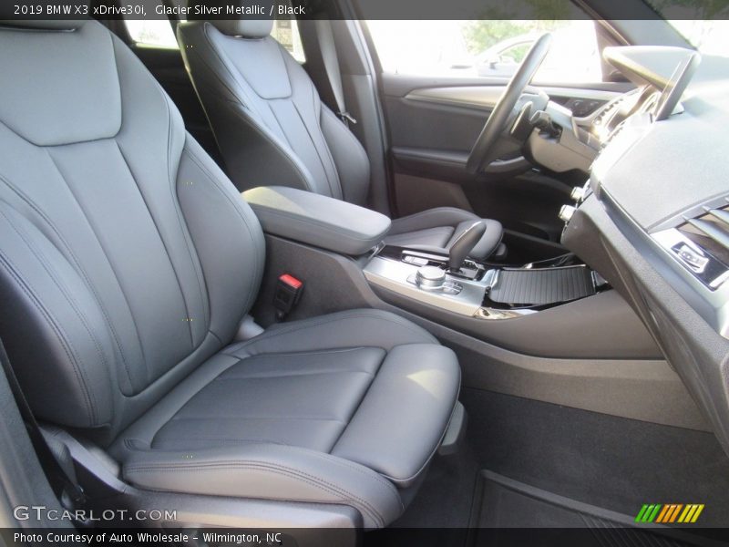 Glacier Silver Metallic / Black 2019 BMW X3 xDrive30i