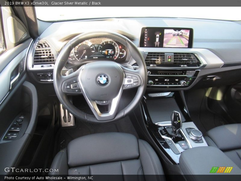 Glacier Silver Metallic / Black 2019 BMW X3 xDrive30i