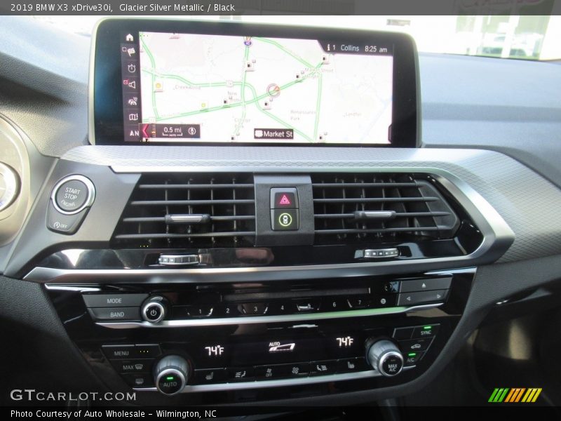 Glacier Silver Metallic / Black 2019 BMW X3 xDrive30i