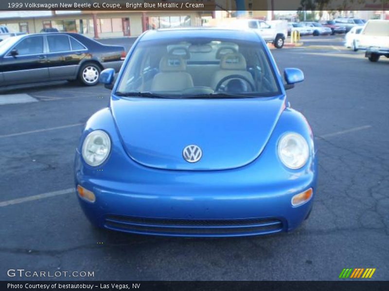 Bright Blue Metallic / Cream 1999 Volkswagen New Beetle GL Coupe