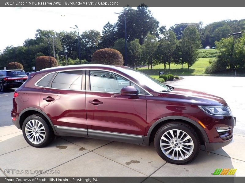 Burgundy Velvet / Cappuccino 2017 Lincoln MKC Reserve AWD