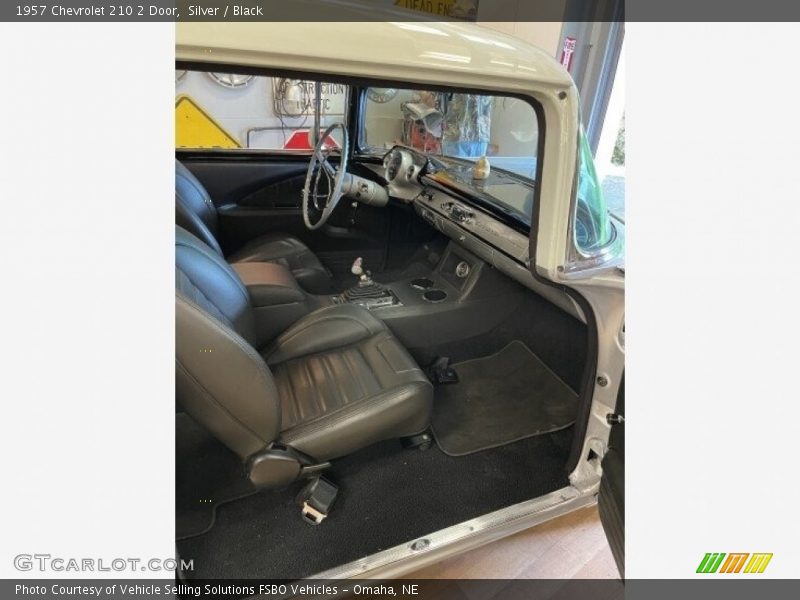 Silver / Black 1957 Chevrolet 210 2 Door