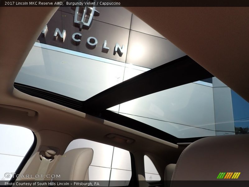 Burgundy Velvet / Cappuccino 2017 Lincoln MKC Reserve AWD