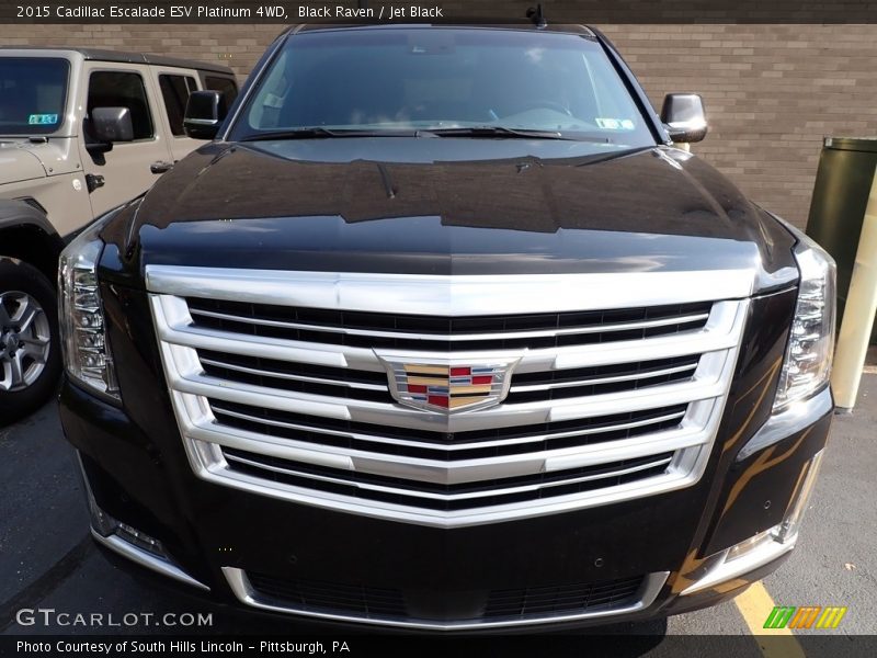 Black Raven / Jet Black 2015 Cadillac Escalade ESV Platinum 4WD