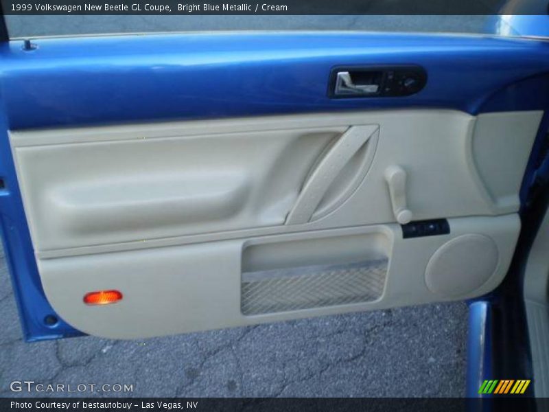 Bright Blue Metallic / Cream 1999 Volkswagen New Beetle GL Coupe