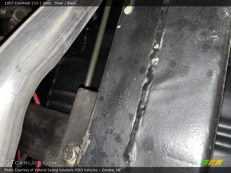Silver / Black 1957 Chevrolet 210 2 Door