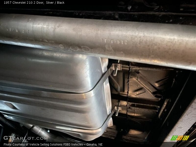 Silver / Black 1957 Chevrolet 210 2 Door