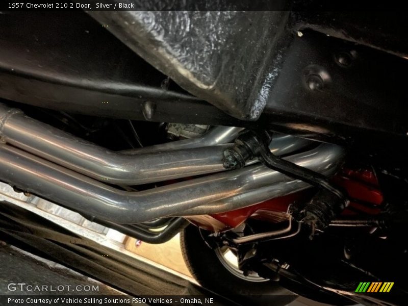 Silver / Black 1957 Chevrolet 210 2 Door
