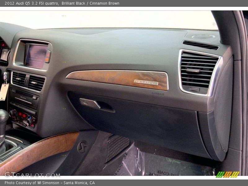 Brilliant Black / Cinnamon Brown 2012 Audi Q5 3.2 FSI quattro
