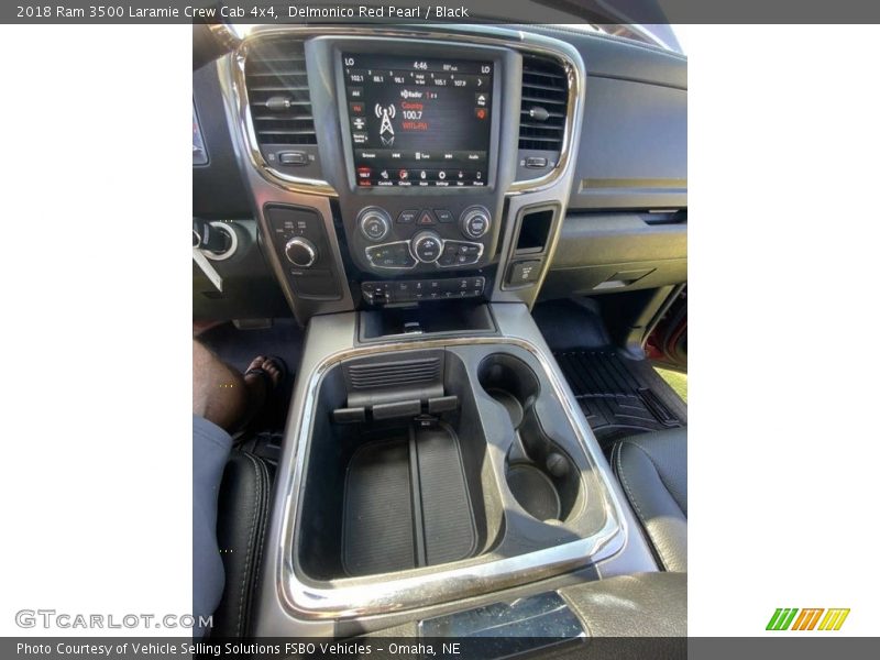 Delmonico Red Pearl / Black 2018 Ram 3500 Laramie Crew Cab 4x4
