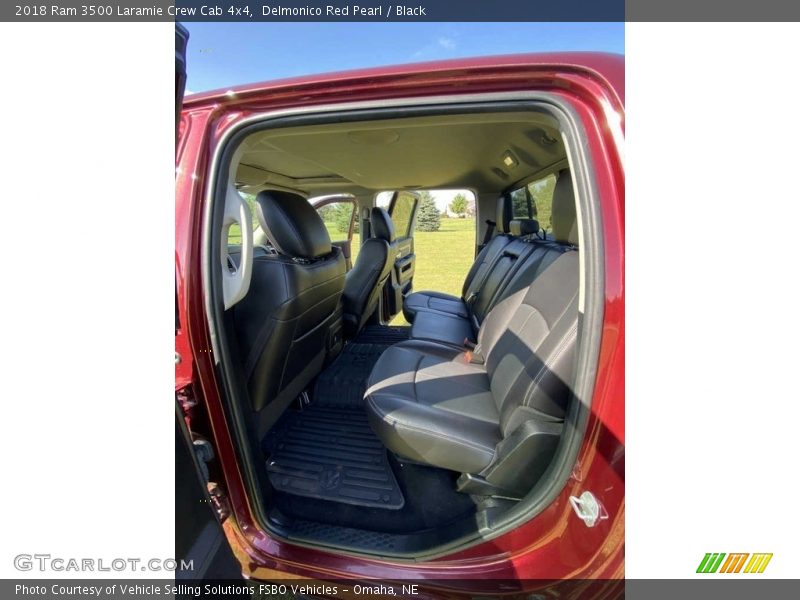 Delmonico Red Pearl / Black 2018 Ram 3500 Laramie Crew Cab 4x4