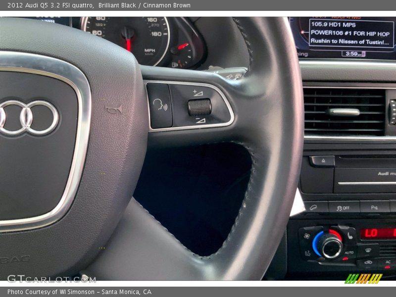 Brilliant Black / Cinnamon Brown 2012 Audi Q5 3.2 FSI quattro