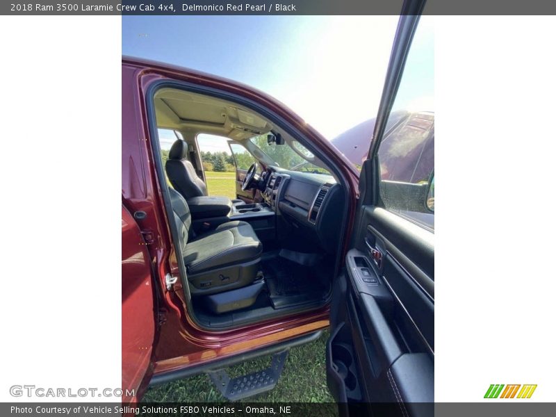 Delmonico Red Pearl / Black 2018 Ram 3500 Laramie Crew Cab 4x4