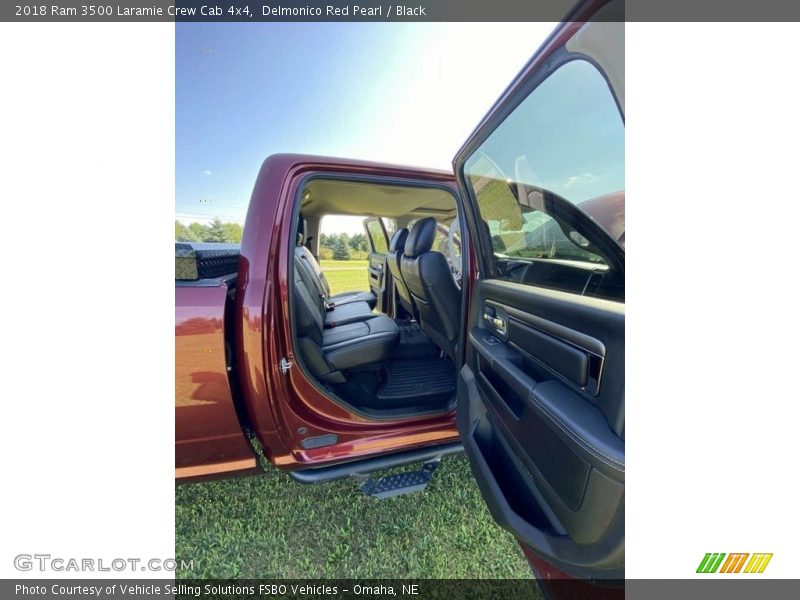 Delmonico Red Pearl / Black 2018 Ram 3500 Laramie Crew Cab 4x4