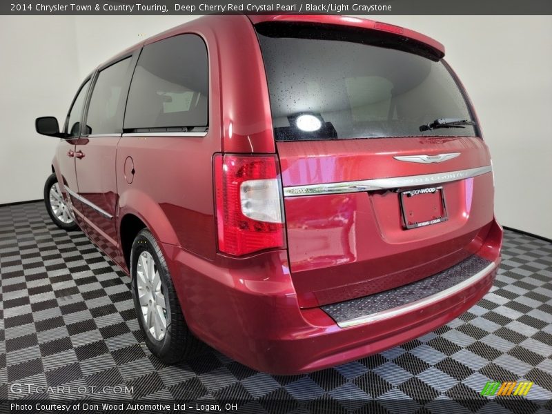 Deep Cherry Red Crystal Pearl / Black/Light Graystone 2014 Chrysler Town & Country Touring