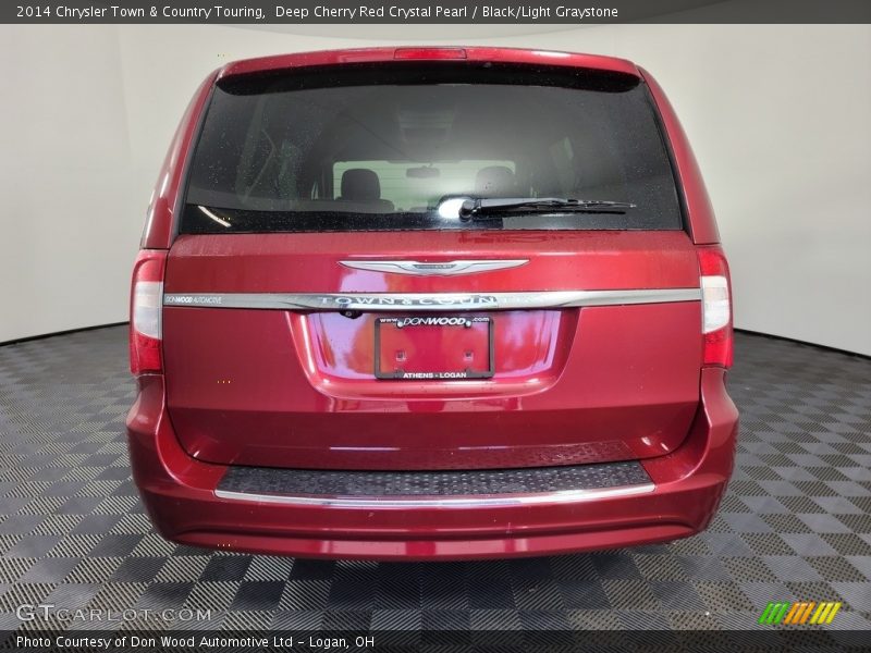 Deep Cherry Red Crystal Pearl / Black/Light Graystone 2014 Chrysler Town & Country Touring