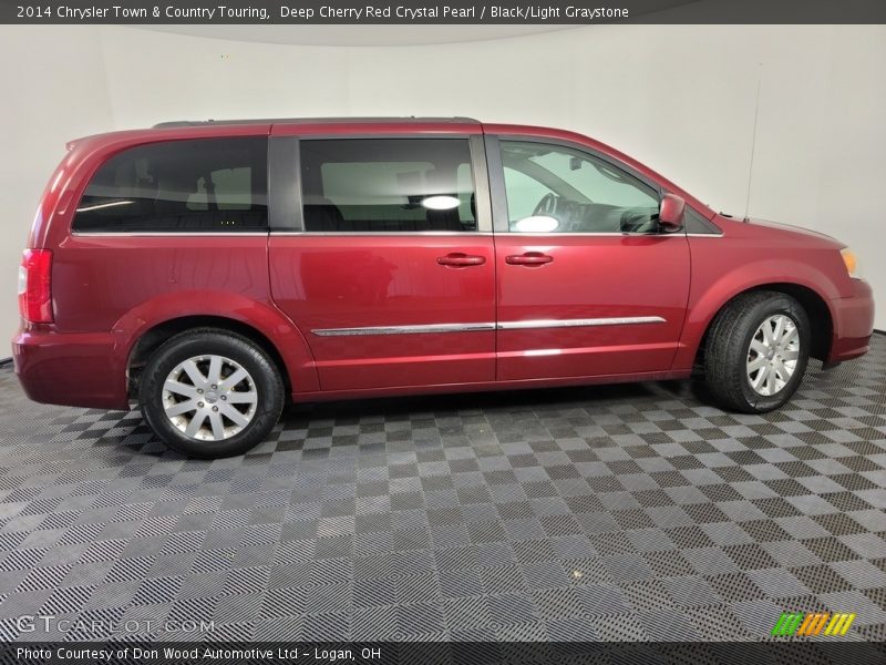 Deep Cherry Red Crystal Pearl / Black/Light Graystone 2014 Chrysler Town & Country Touring