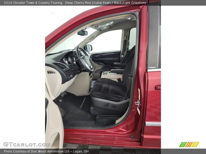 Deep Cherry Red Crystal Pearl / Black/Light Graystone 2014 Chrysler Town & Country Touring