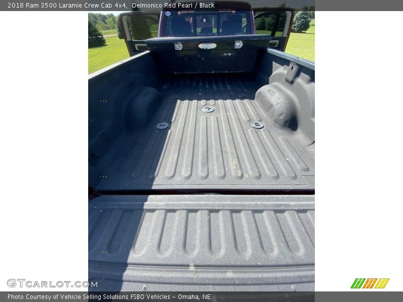 Delmonico Red Pearl / Black 2018 Ram 3500 Laramie Crew Cab 4x4