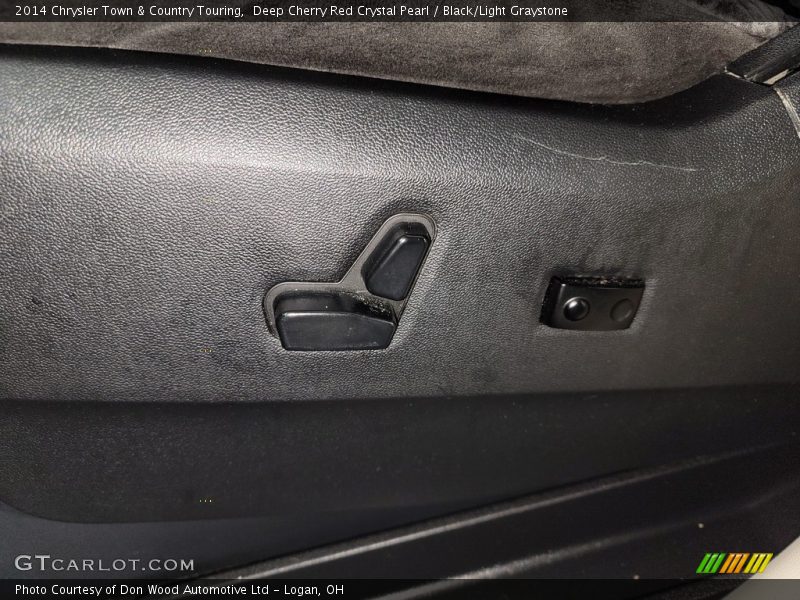 Deep Cherry Red Crystal Pearl / Black/Light Graystone 2014 Chrysler Town & Country Touring