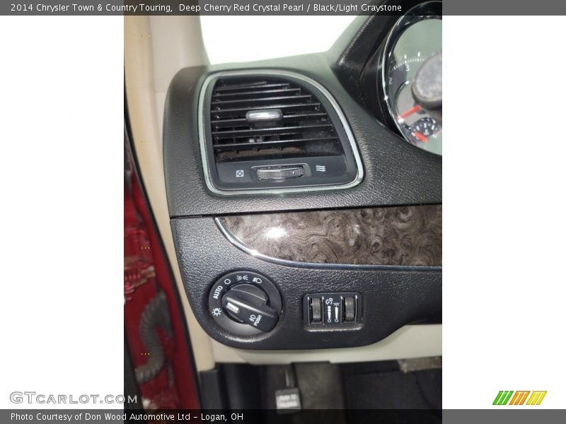 Deep Cherry Red Crystal Pearl / Black/Light Graystone 2014 Chrysler Town & Country Touring