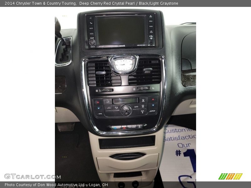 Deep Cherry Red Crystal Pearl / Black/Light Graystone 2014 Chrysler Town & Country Touring
