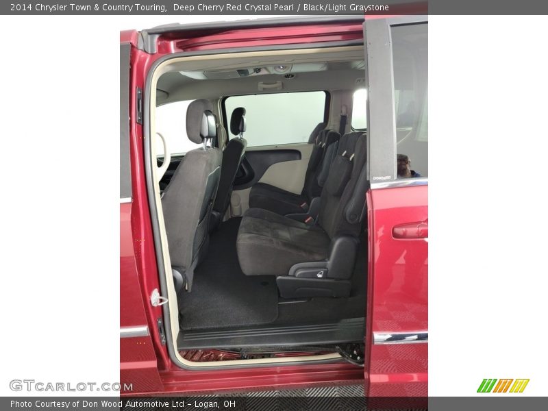 Deep Cherry Red Crystal Pearl / Black/Light Graystone 2014 Chrysler Town & Country Touring