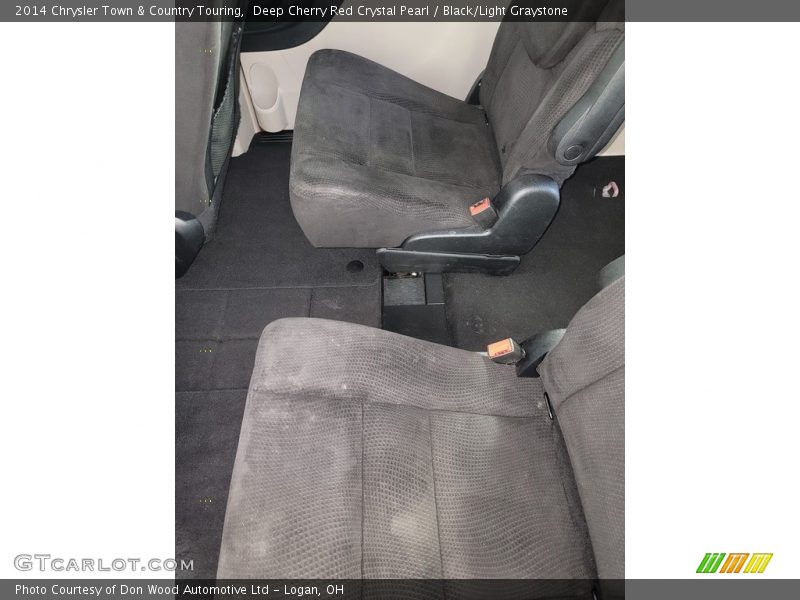 Deep Cherry Red Crystal Pearl / Black/Light Graystone 2014 Chrysler Town & Country Touring
