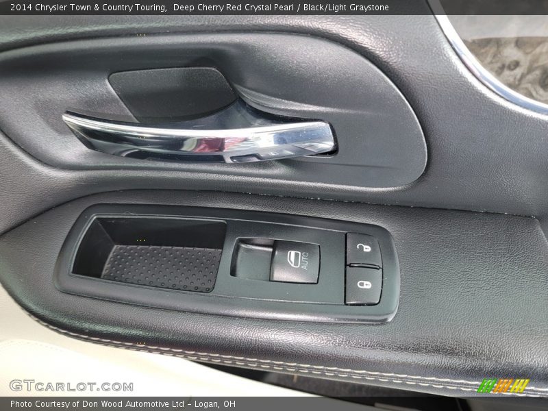 Deep Cherry Red Crystal Pearl / Black/Light Graystone 2014 Chrysler Town & Country Touring