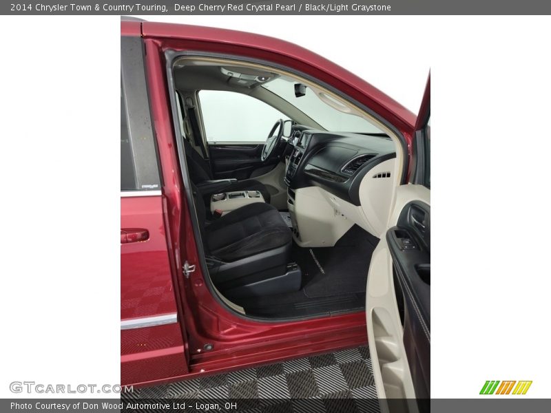 Deep Cherry Red Crystal Pearl / Black/Light Graystone 2014 Chrysler Town & Country Touring