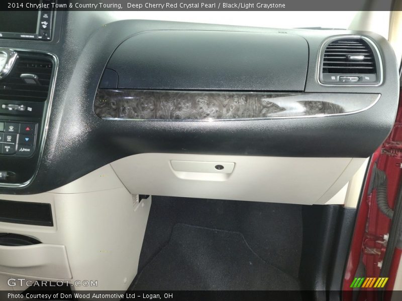 Deep Cherry Red Crystal Pearl / Black/Light Graystone 2014 Chrysler Town & Country Touring
