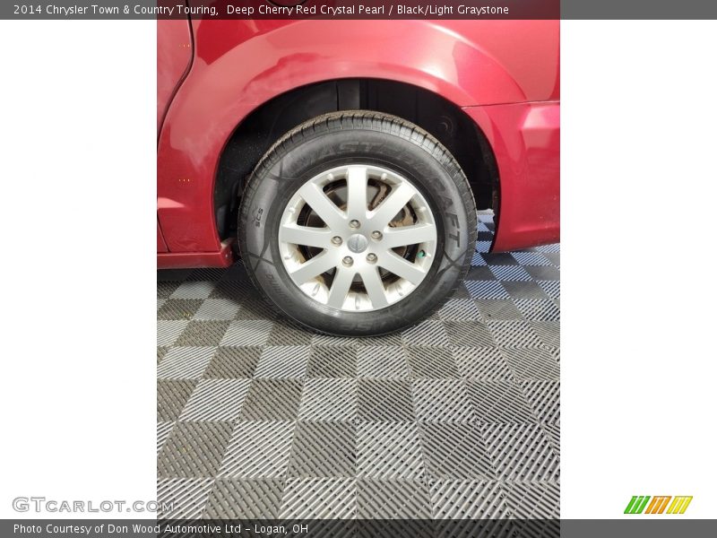 Deep Cherry Red Crystal Pearl / Black/Light Graystone 2014 Chrysler Town & Country Touring