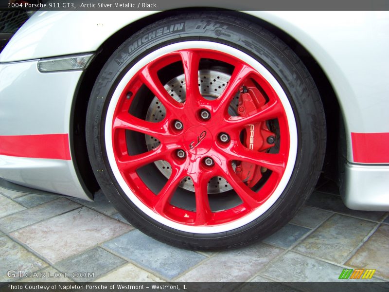 Arctic Silver Metallic / Black 2004 Porsche 911 GT3