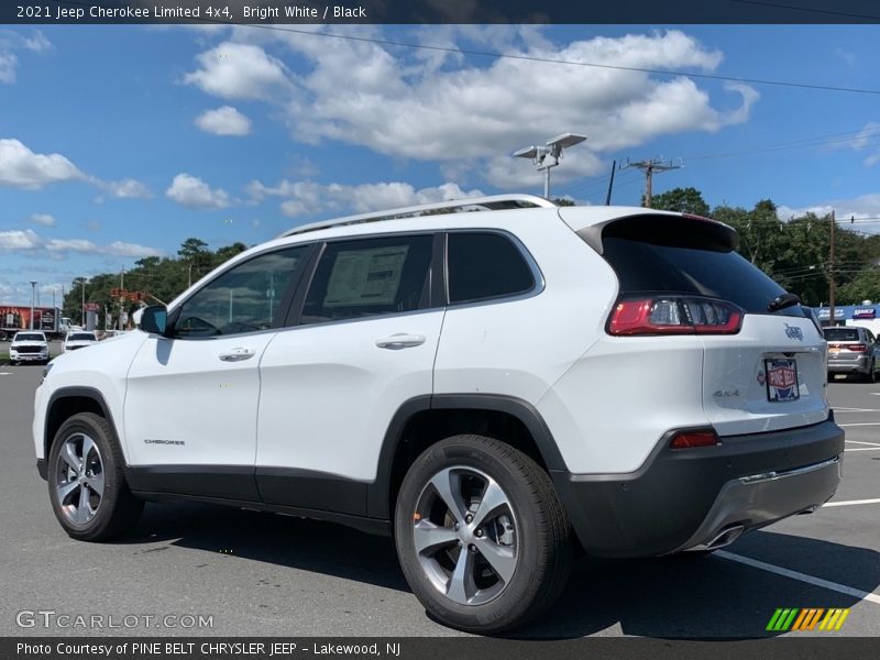 Bright White / Black 2021 Jeep Cherokee Limited 4x4