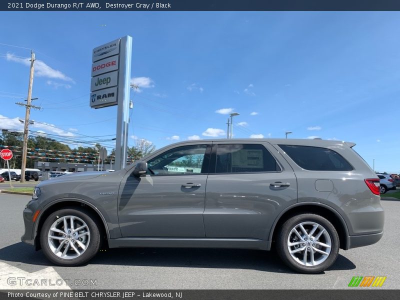 Destroyer Gray / Black 2021 Dodge Durango R/T AWD
