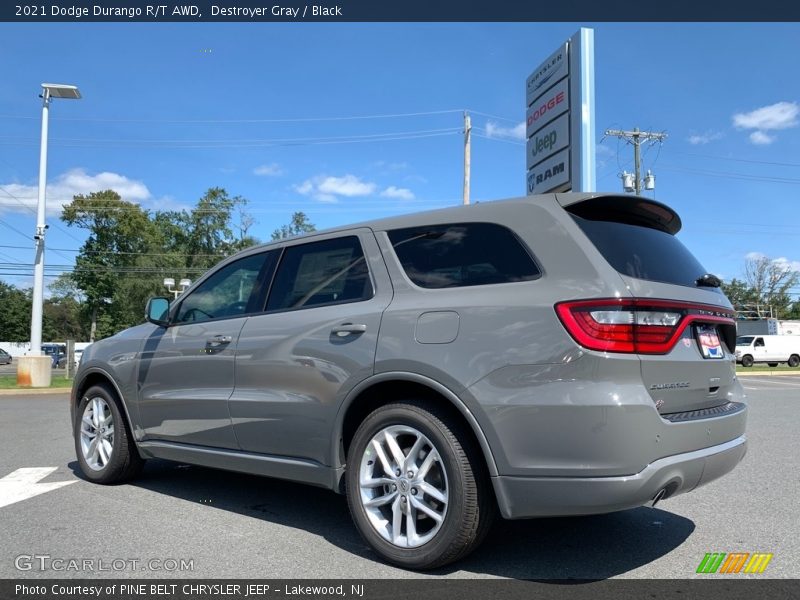 Destroyer Gray / Black 2021 Dodge Durango R/T AWD