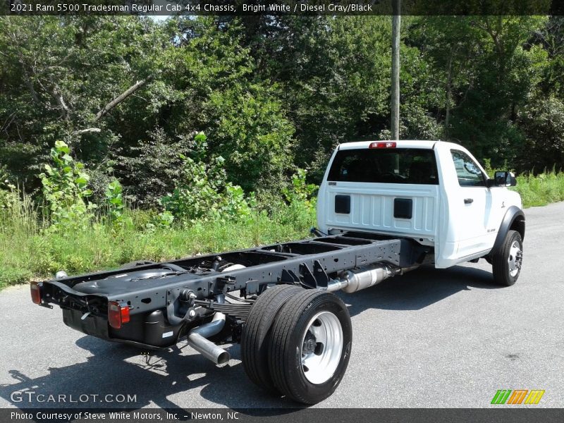 Bright White / Diesel Gray/Black 2021 Ram 5500 Tradesman Regular Cab 4x4 Chassis