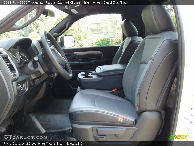Bright White / Diesel Gray/Black 2021 Ram 5500 Tradesman Regular Cab 4x4 Chassis