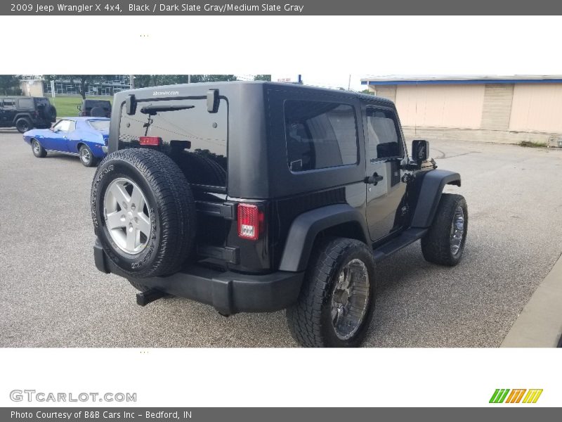 Black / Dark Slate Gray/Medium Slate Gray 2009 Jeep Wrangler X 4x4